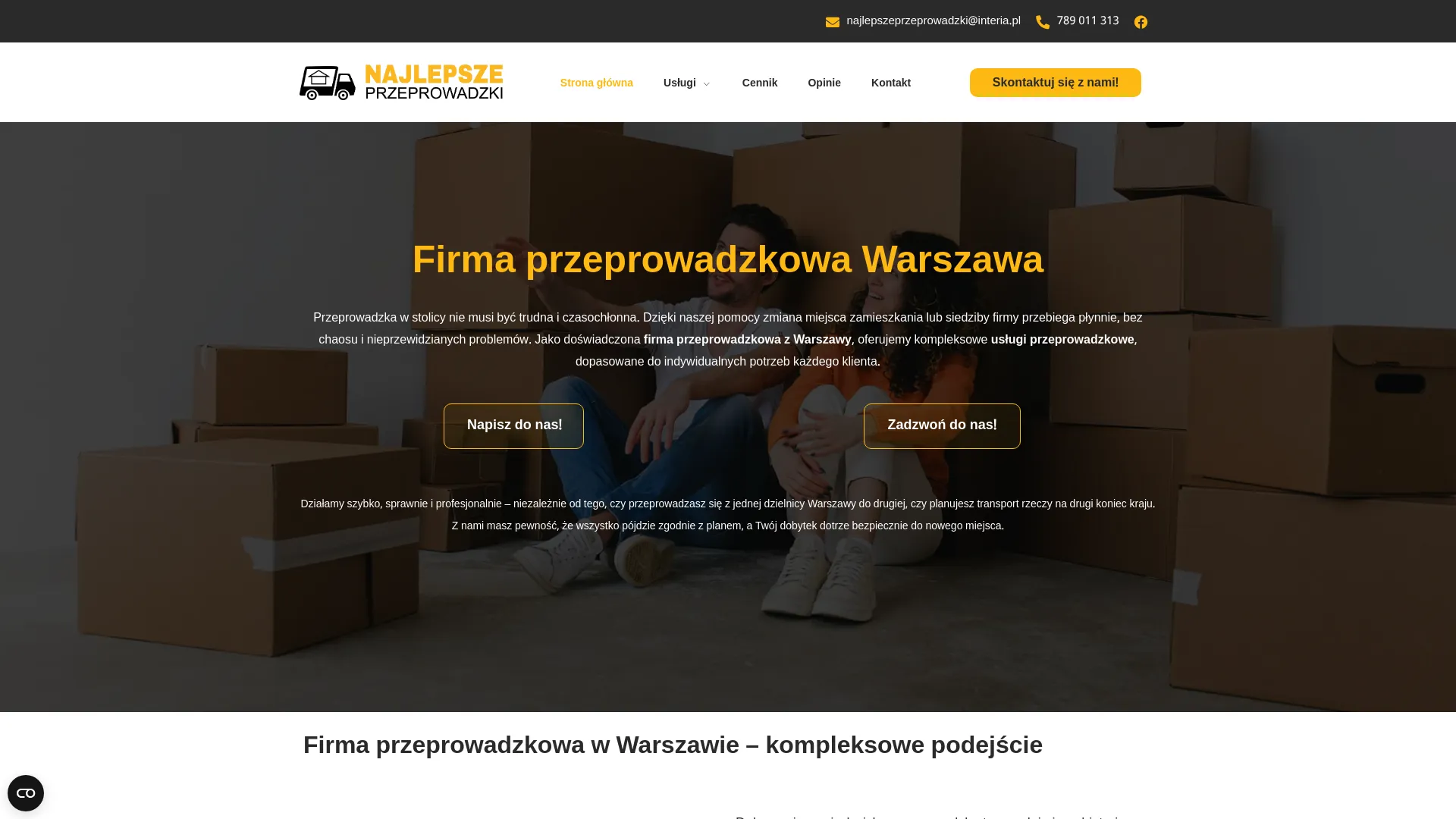Screenshot strony https://ecommerce-wroclaw.pl